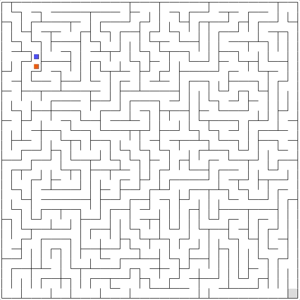 A multiplayer maze game